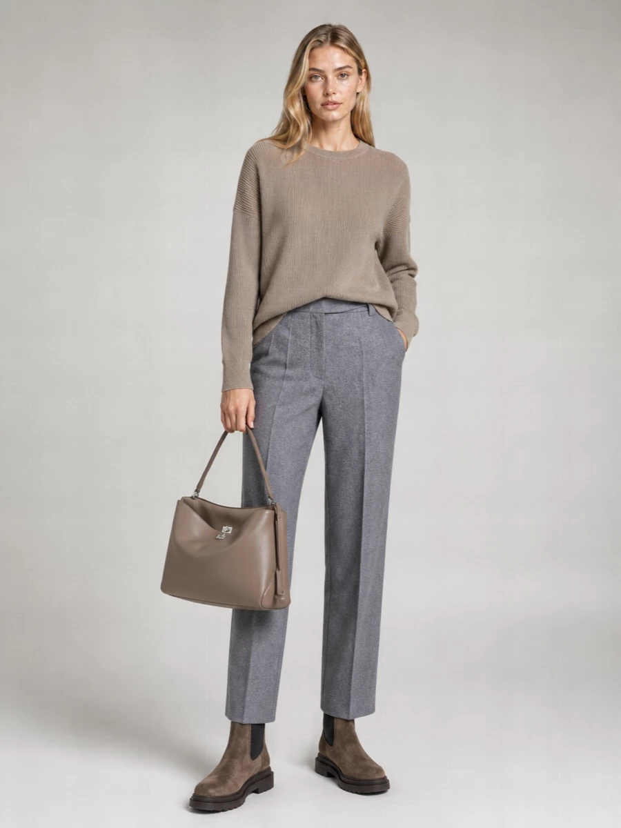 Balenciaga Rodeo Medium Leather Shoulder Bag
