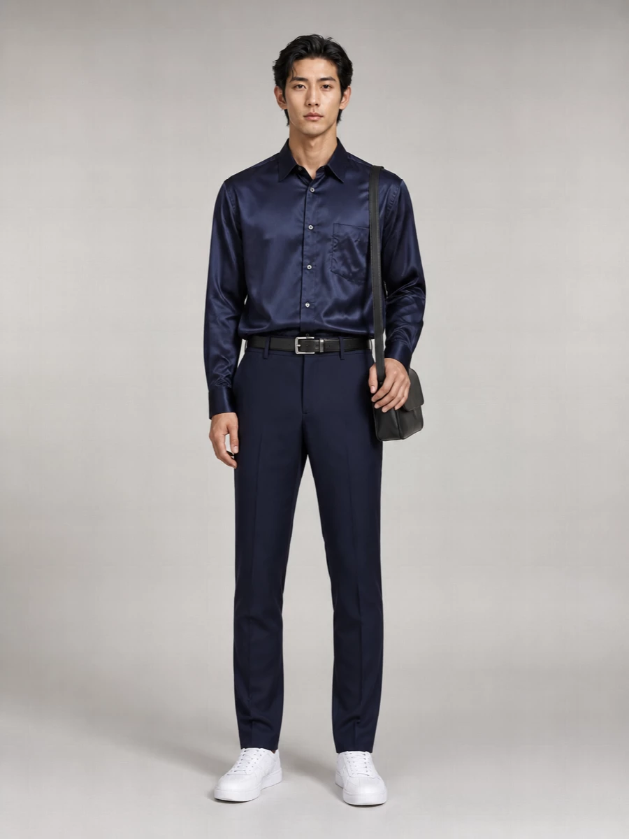 Comme Des Garçons Wool Straight-Leg Trousers