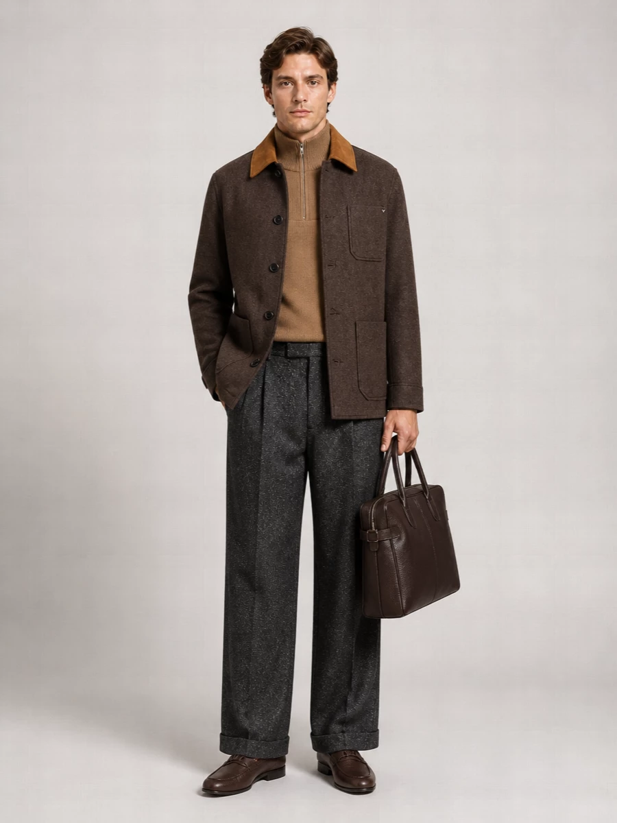 Valentino Merino Wool Single-Breasted Coat