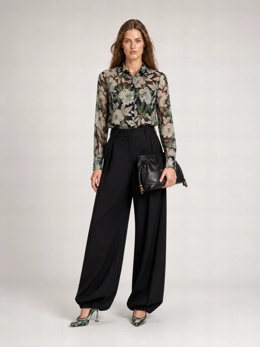 Loewe Printed Silk Shirt