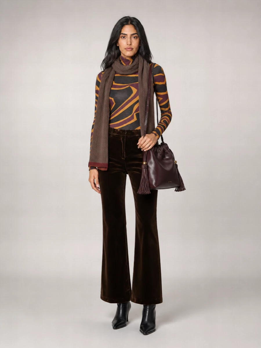 Etro Small Lamb Leather Shoulder Bag