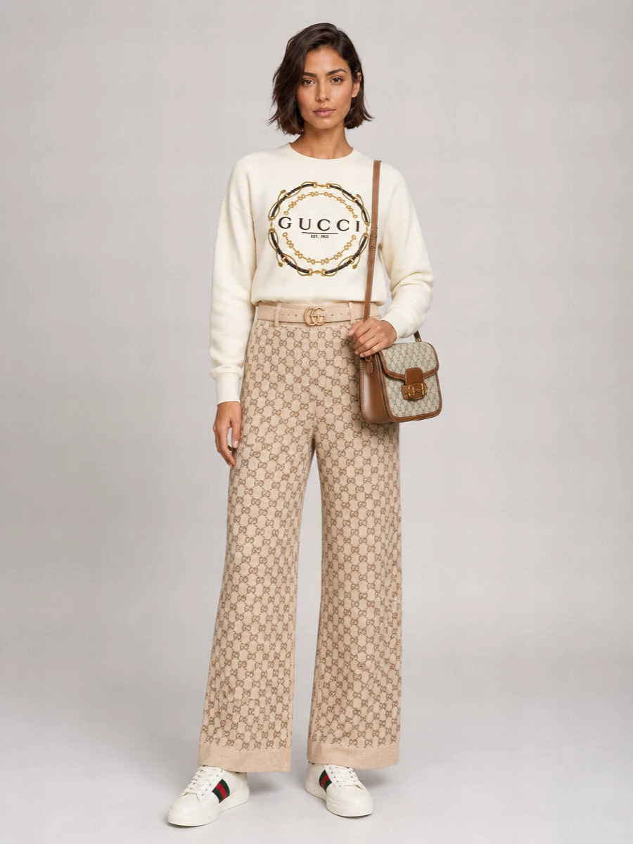 Gucci Leather Reversible Belt