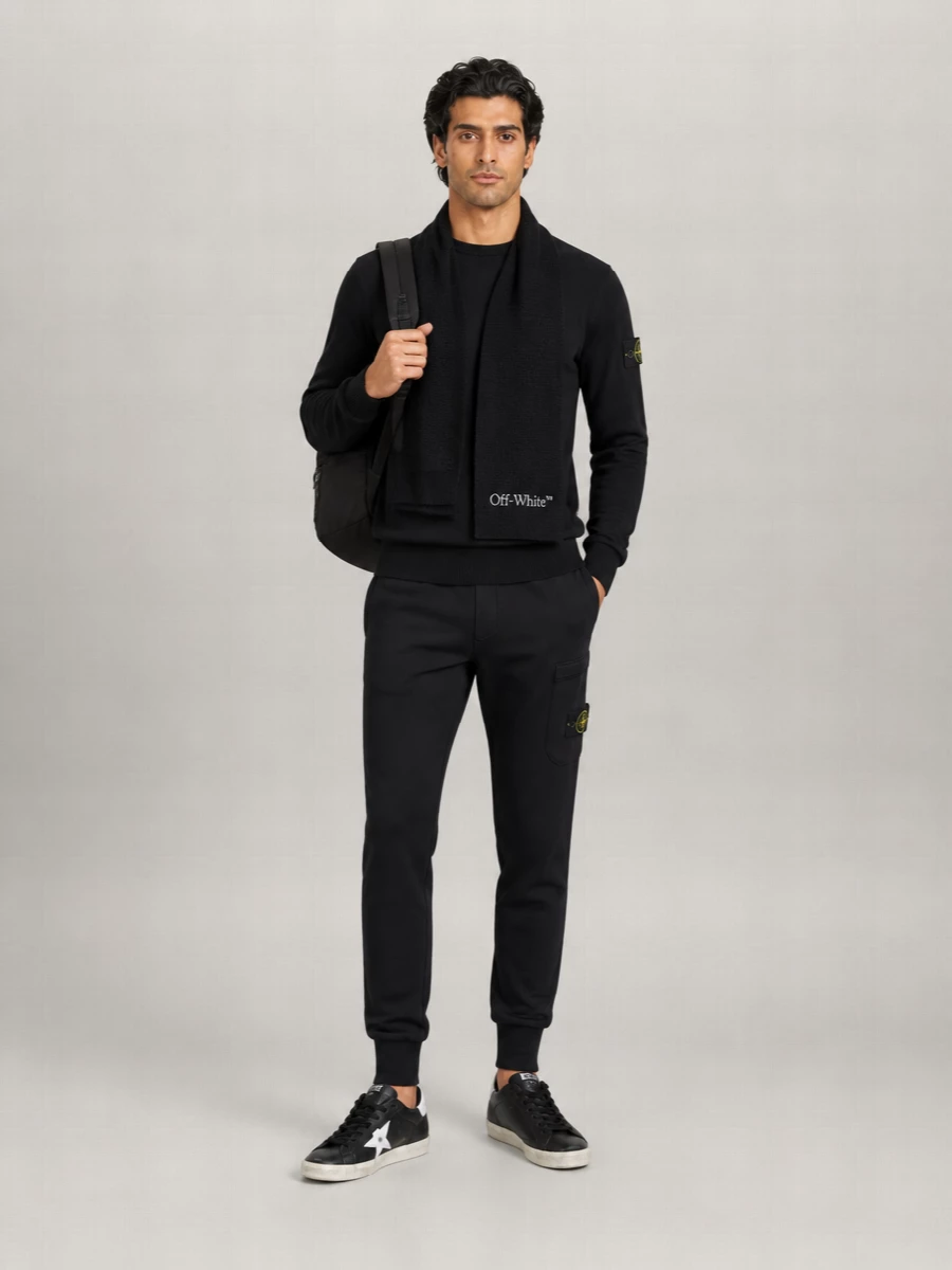 Stone Island Wool Crew Neck Jumper