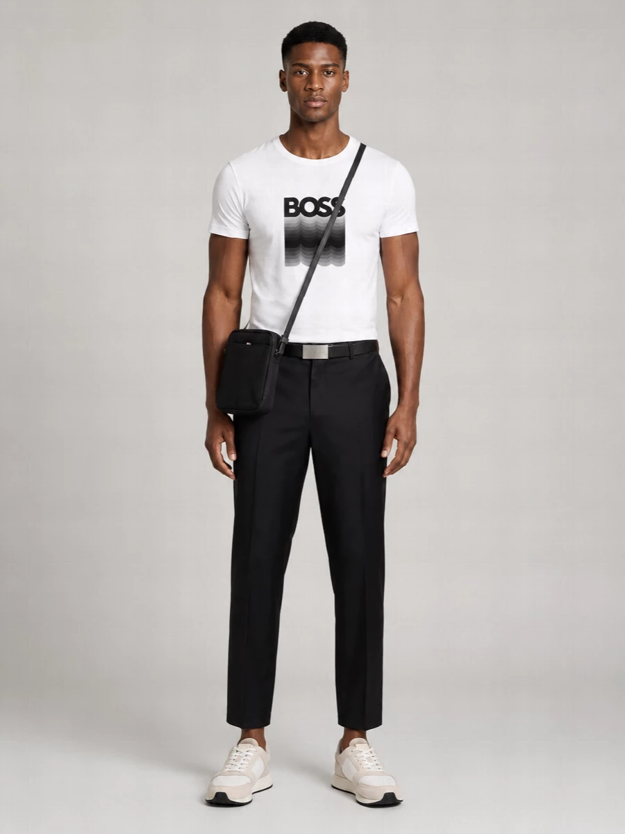 Boss Logo Cotton T-Shirt