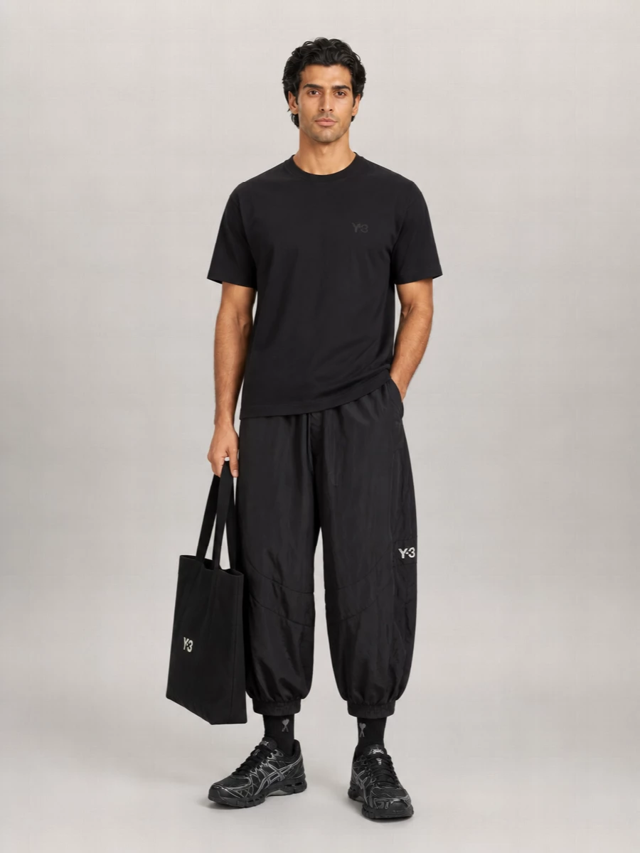 Y-3 Cotton Regular-Fit Logo-Print T-Shirt