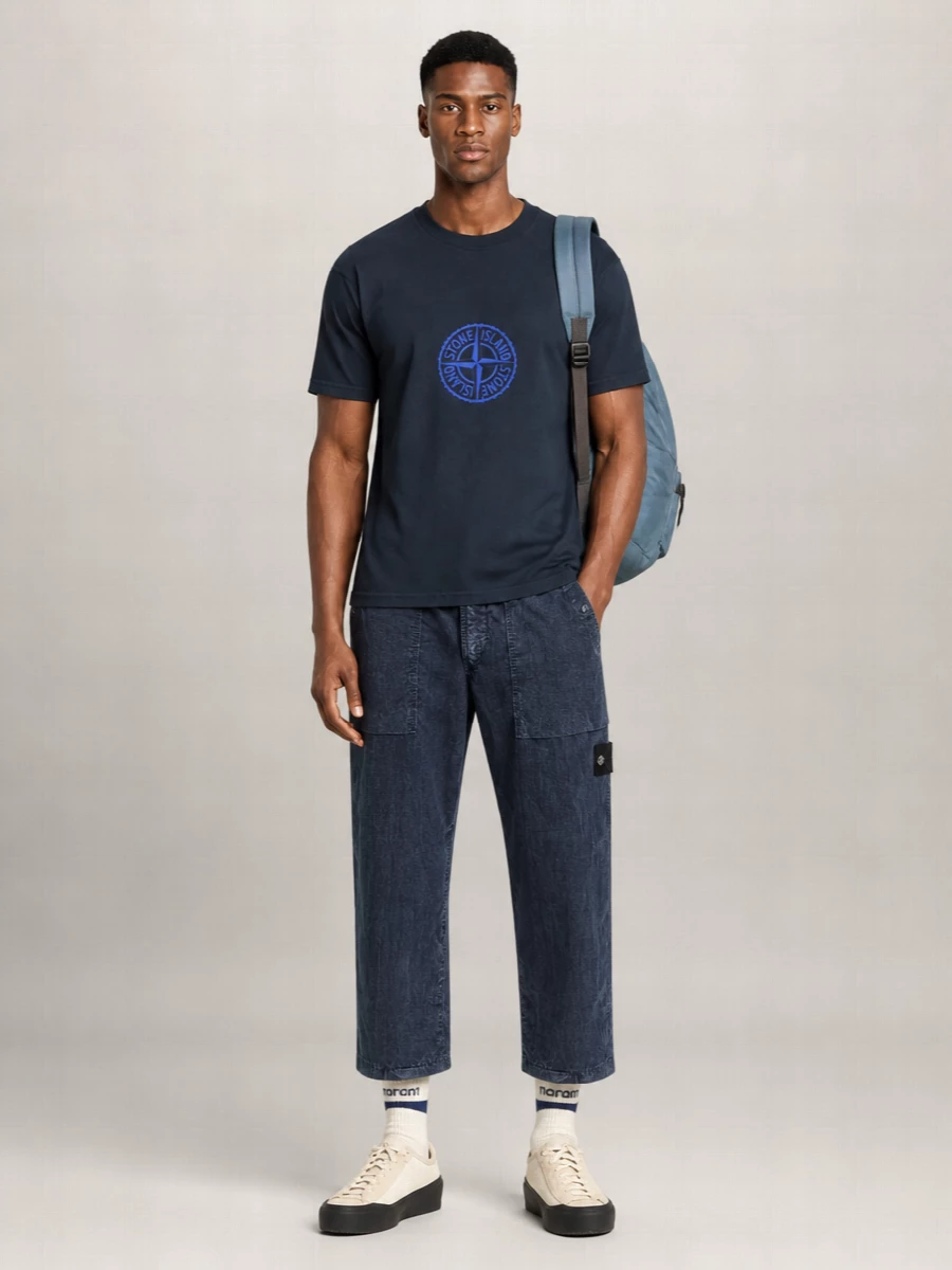 Stone Island Logo-Print T-Shirt