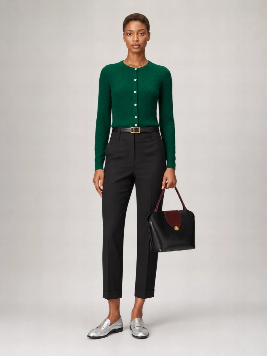 Versace Patterned Viscose Cardigan