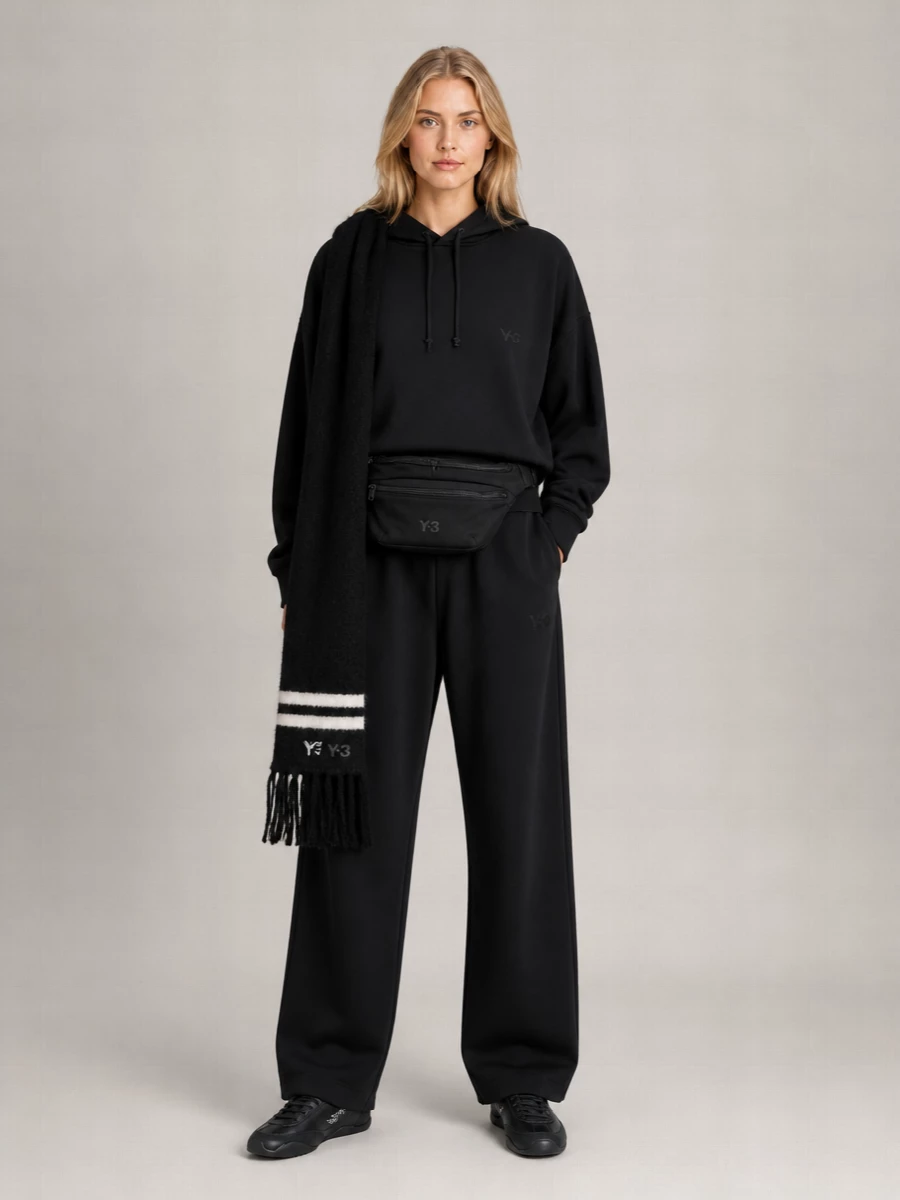 Y-3 Striped Scarf
