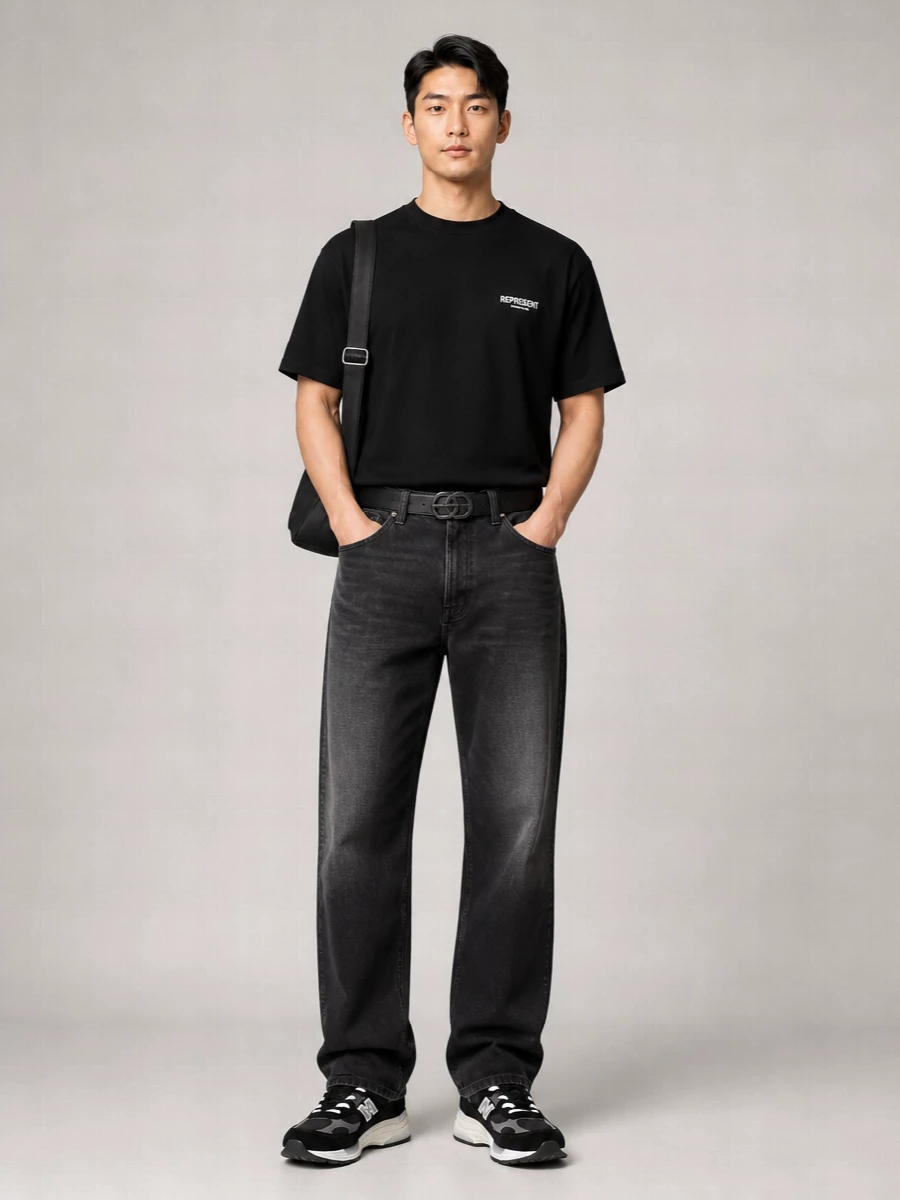 Represent Cotton Printed T-Shirt