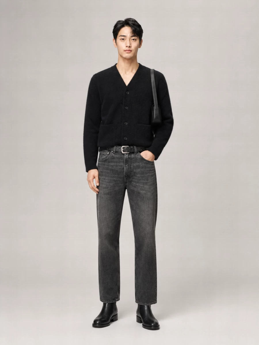 Our Legacy V Neck Long Sleeve Knit Cardigan