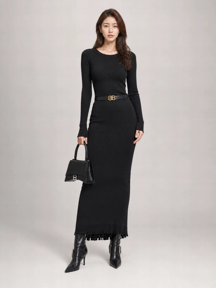 Balenciaga Cotton Maxi Dress