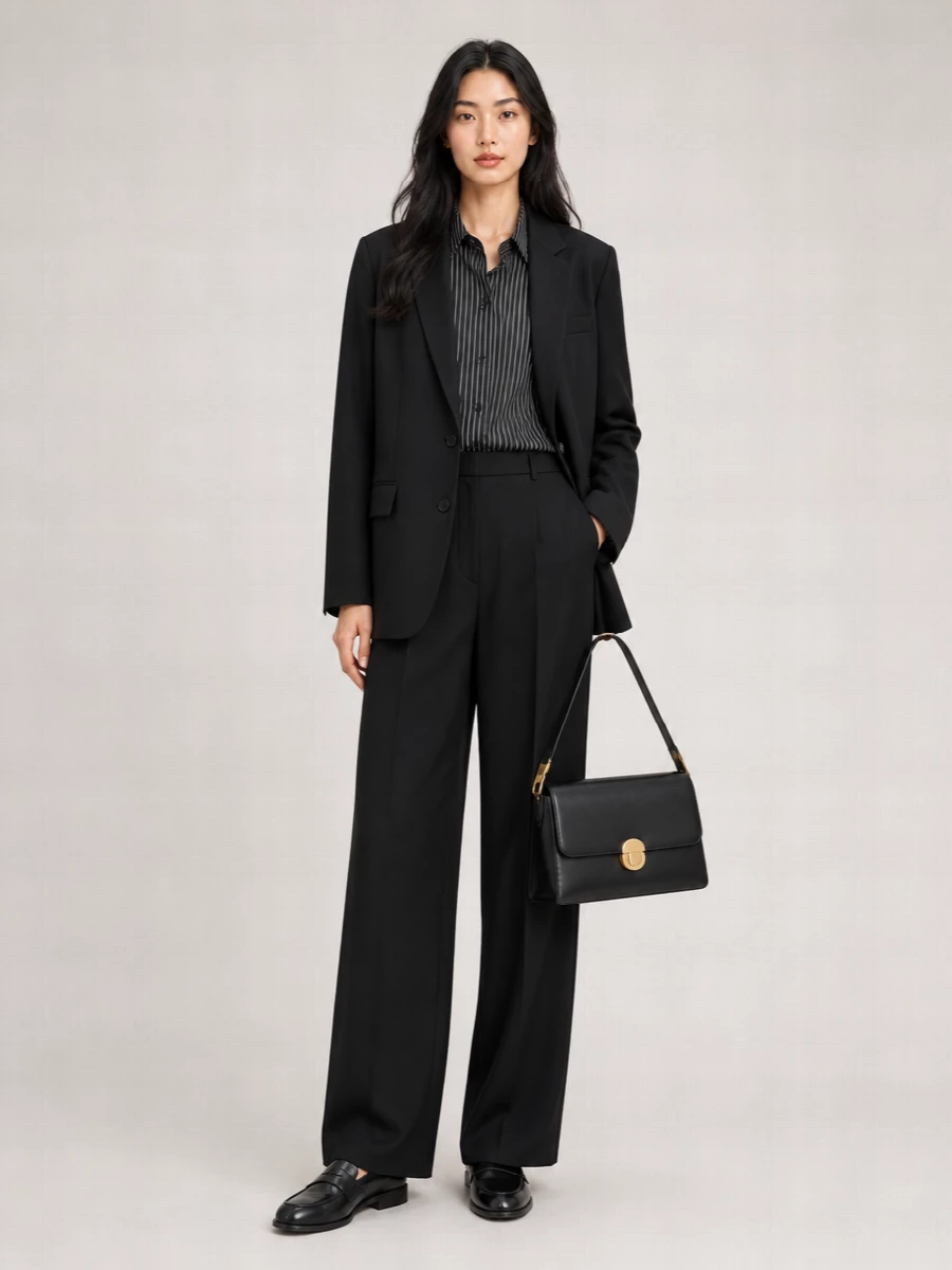 The Frankie Shop Single-Breasted Blazer
