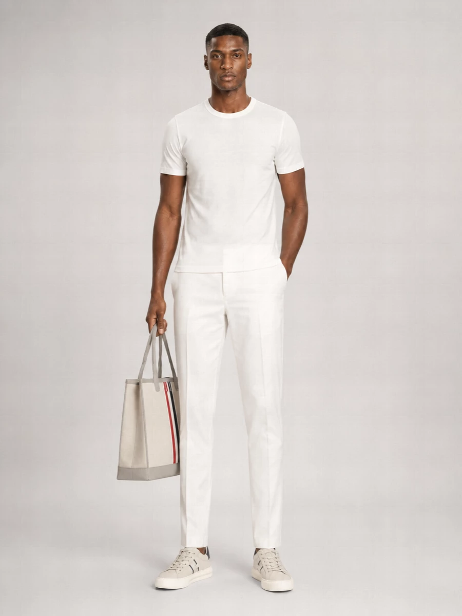 Thom Browne Fabric Tote Bag
