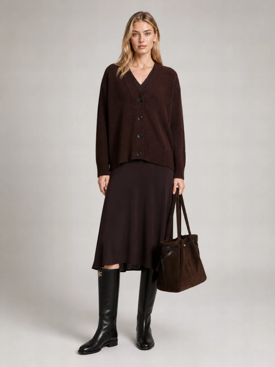 Tory Burch Romy Leather Tote Bag