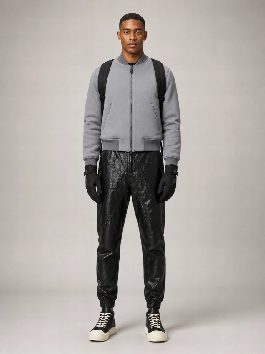 Rick Owens Lamb Leather Low Sneakers