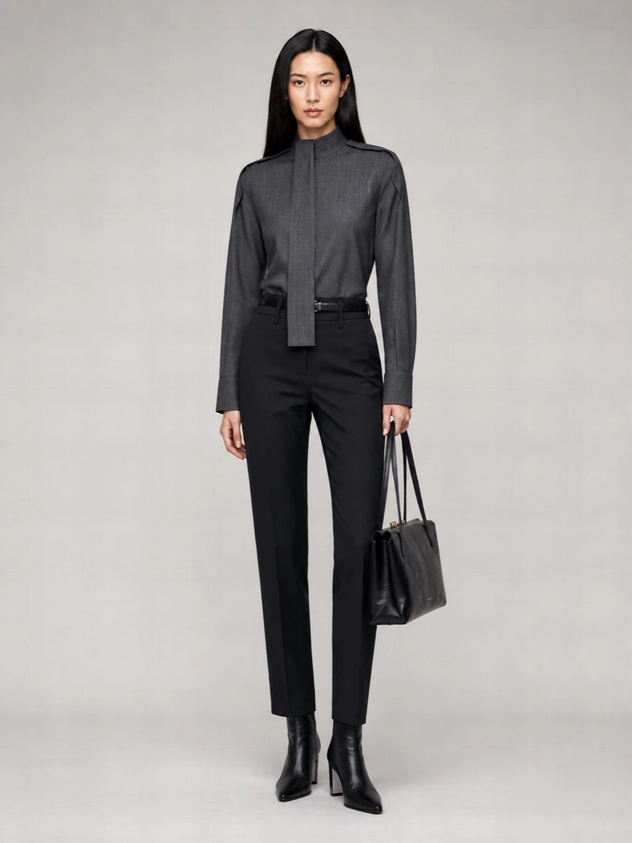 Jil Sander Wool Suit Trousers