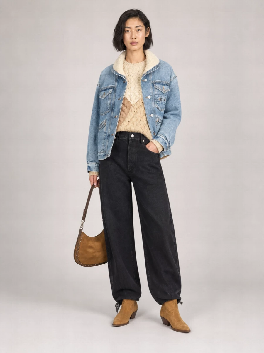 Isabel Marant Oskan Moon Suede Shoulder Bag