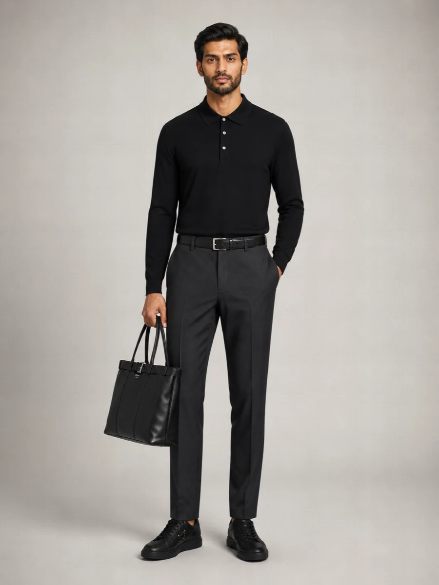 Zegna wool polo shirt