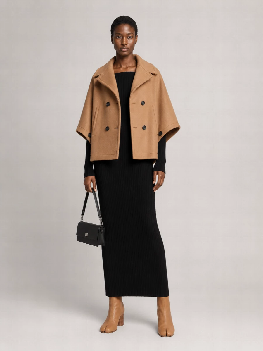 Max Mara Camel Hair Cape