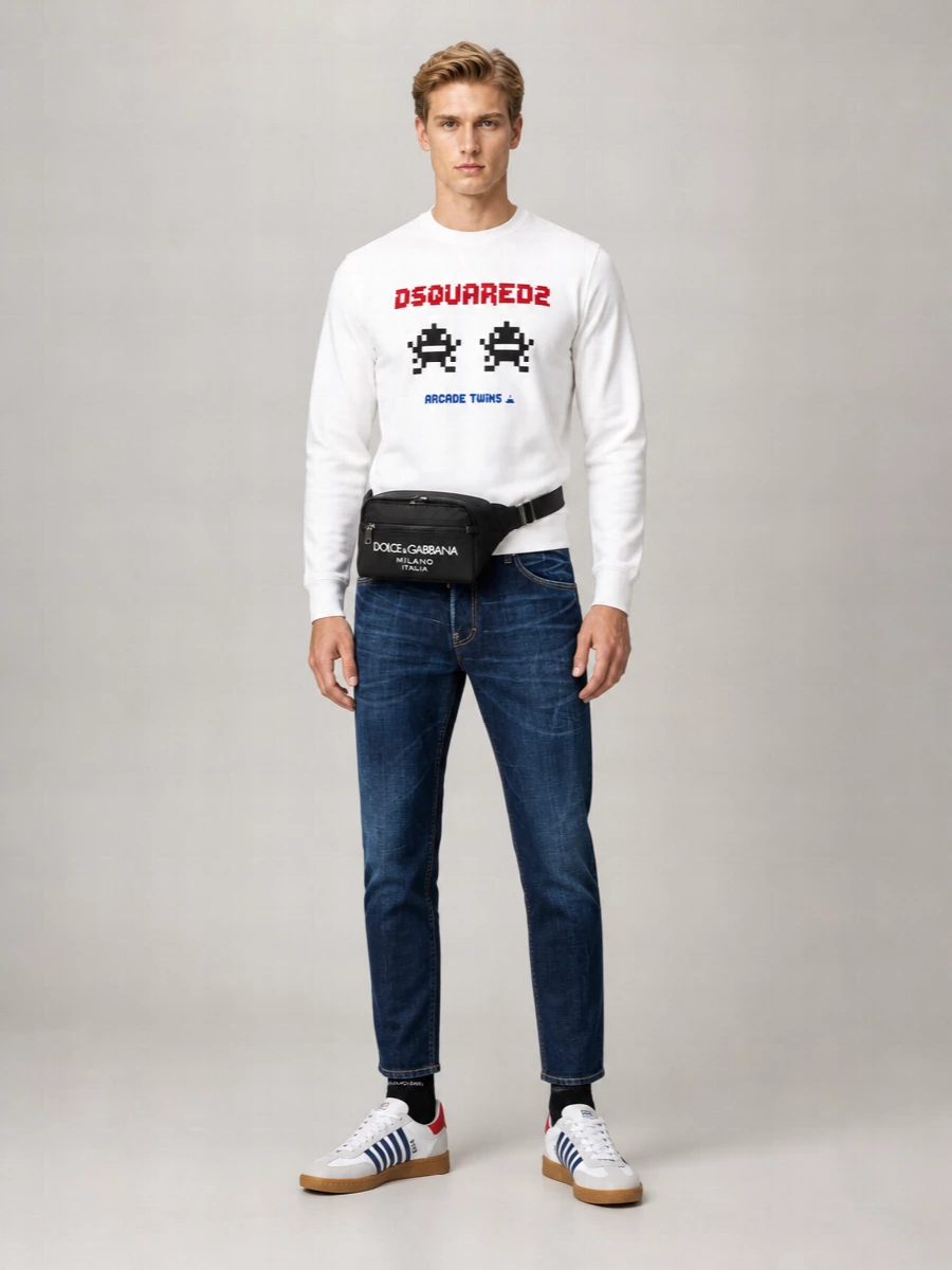 Dsquared2 Logo Print Regular-Fit Sweatshirt