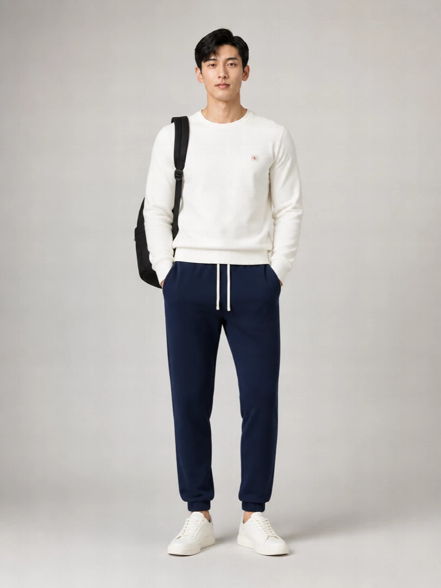 Calvin Klein Crew Neck Long-Sleeve Sweatshirt