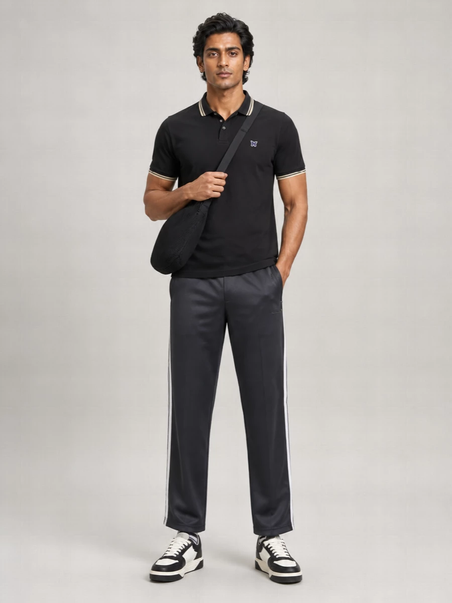 Needles Shawl Collar Polo Shirt