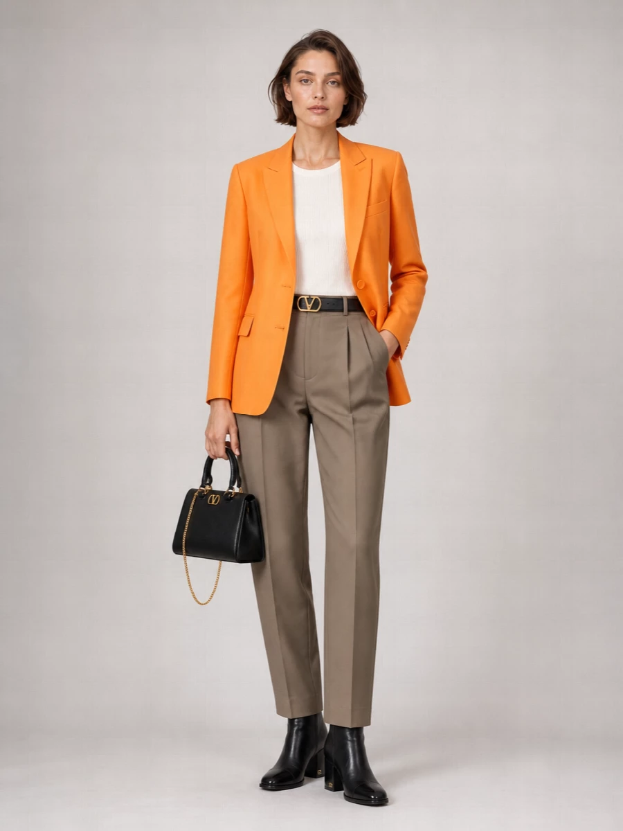 Valentino Garavani wool mohair suit jacket