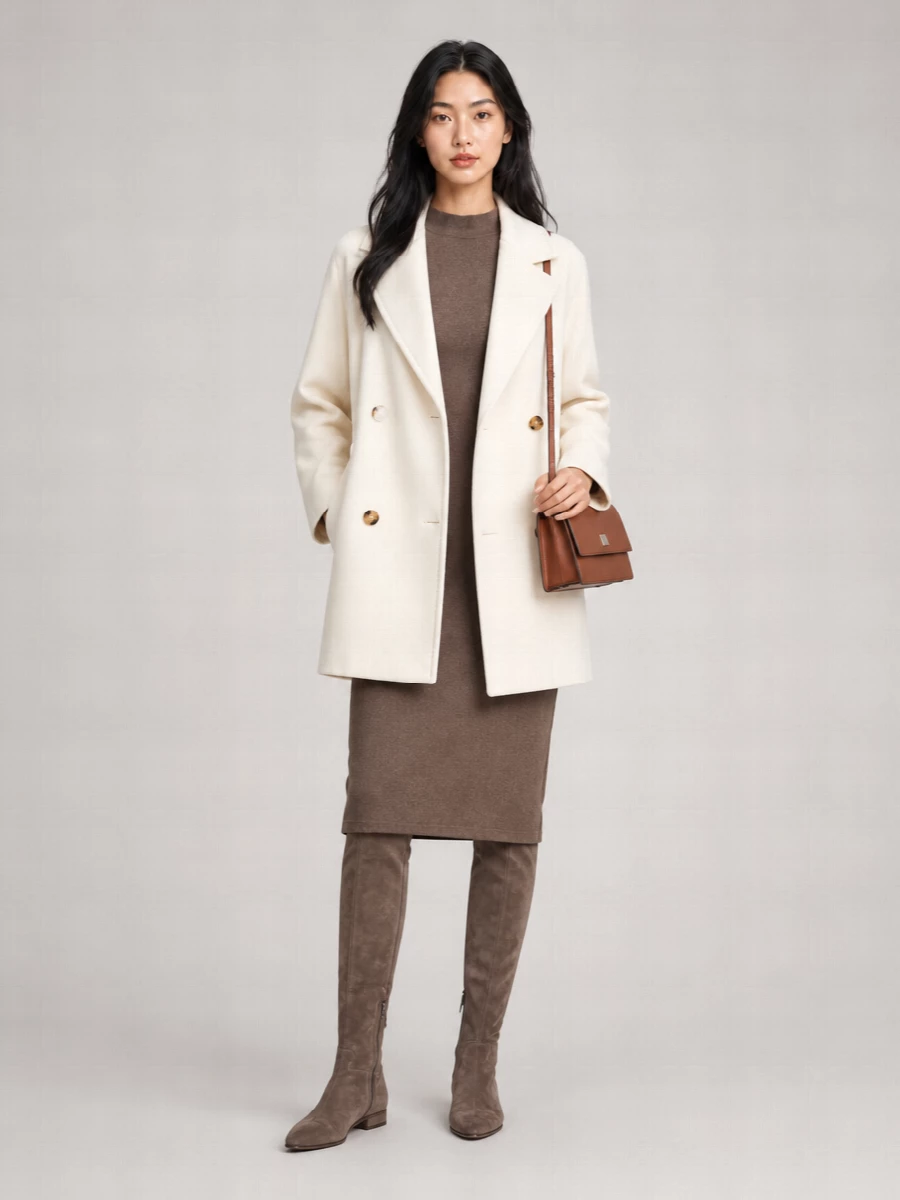 Max Mara Cashmere Double-Breasted Coat