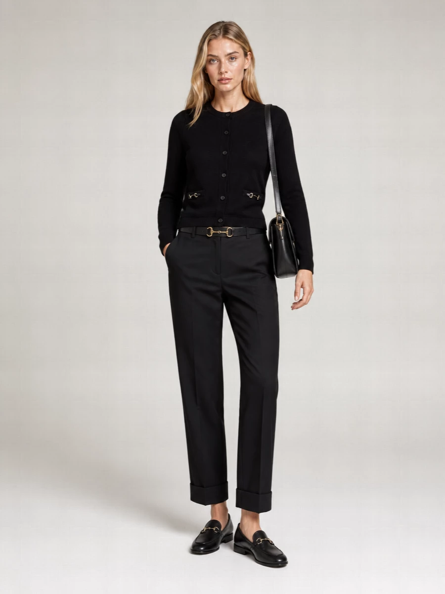 Gucci Horsebit 1955 Calfskin Shoulder Bag