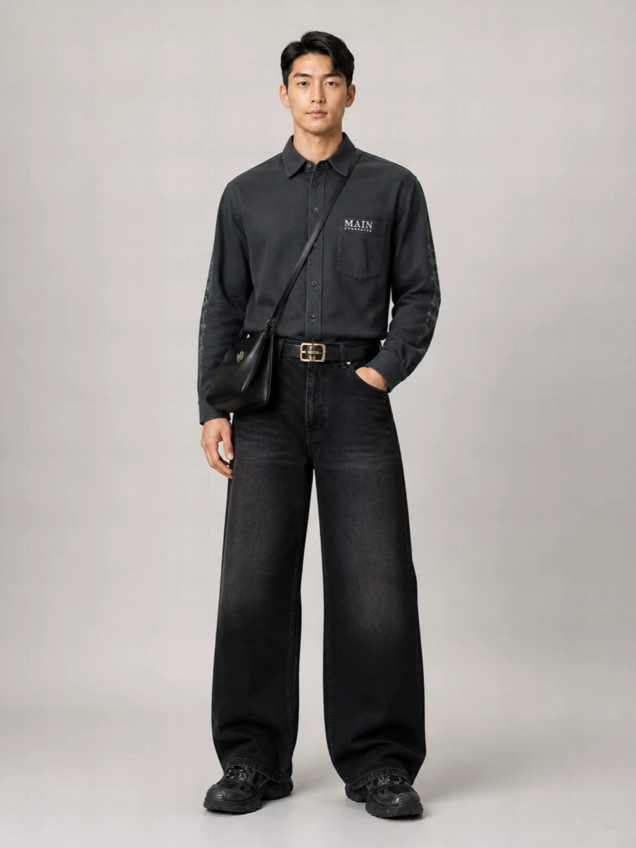 Balenciaga Cotton Long-Sleeve Polo Shirt