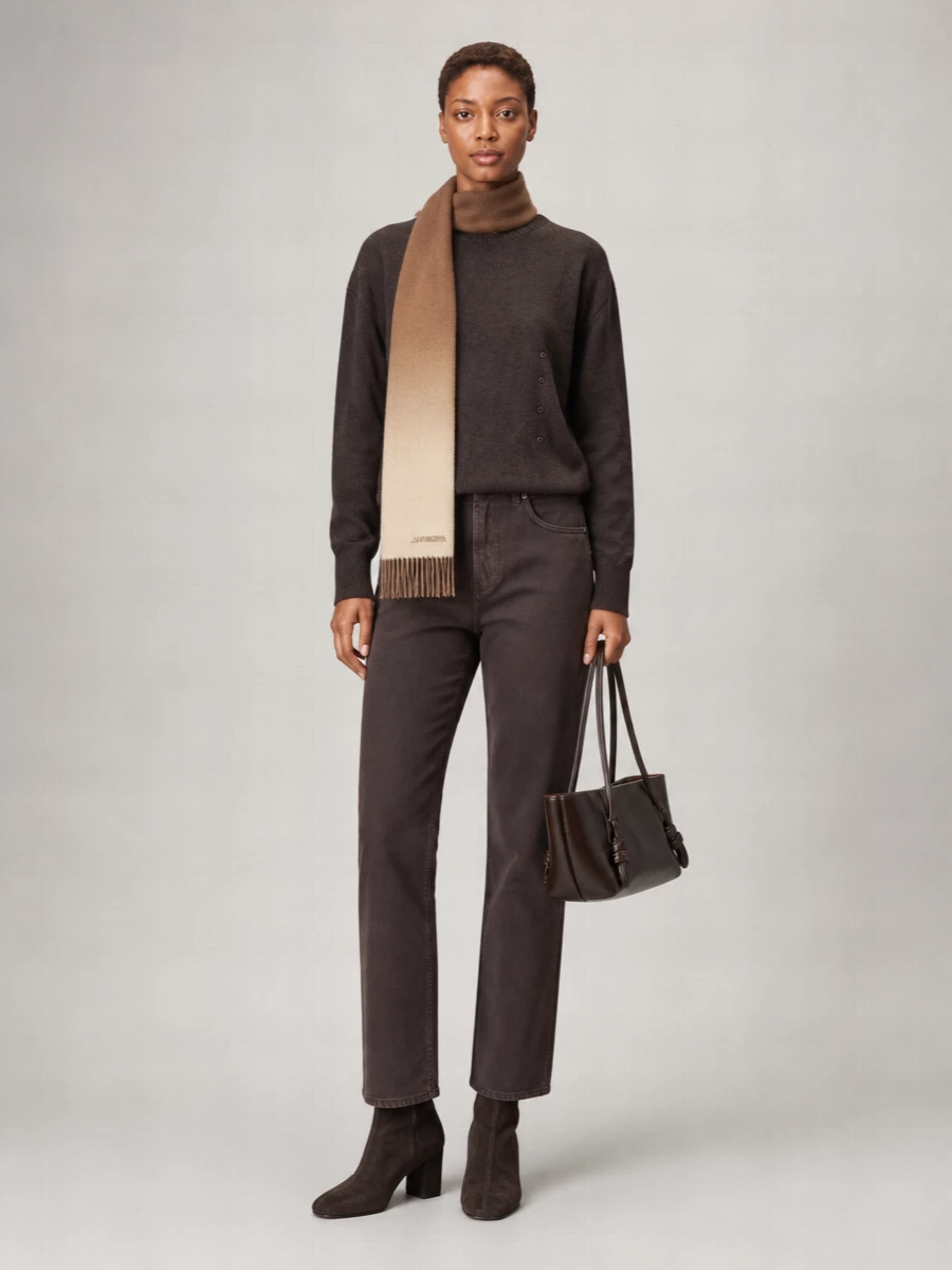 Paloma Wool Cashmere Crewneck Long-Sleeve Jumper