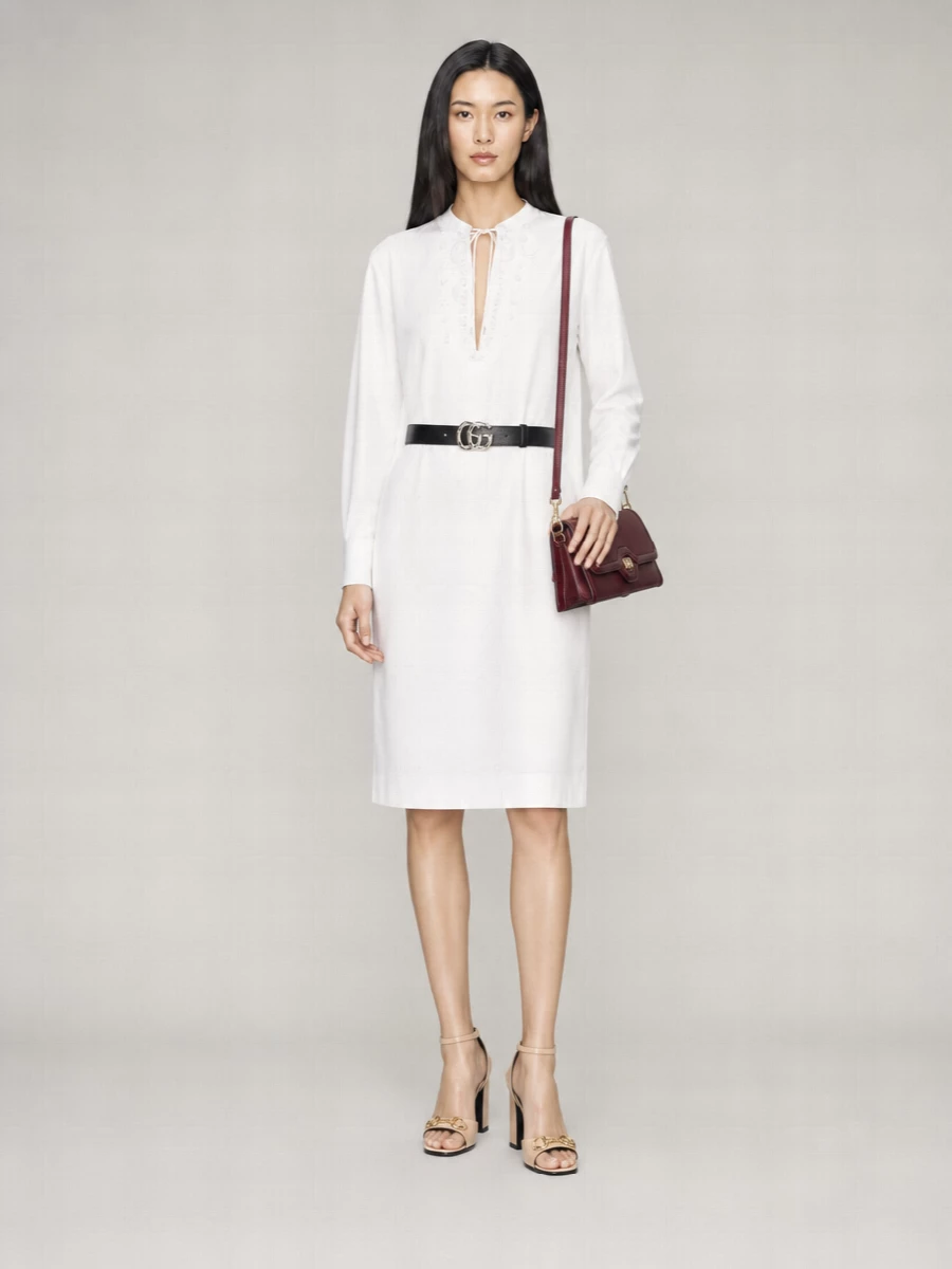Gucci Leather Horsebit Ankle-Strap Block-Heel Sandals