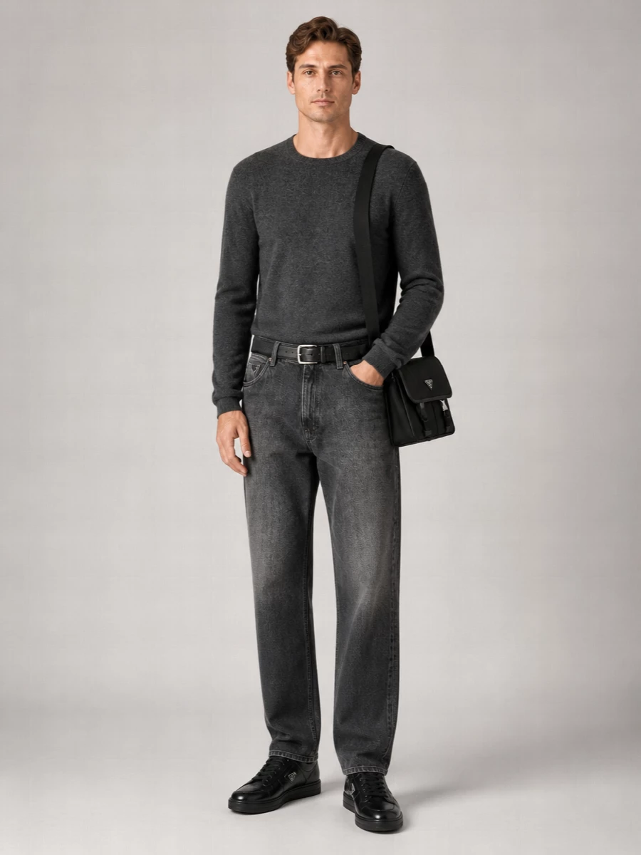 Prada Denim Straight-Leg Jeans