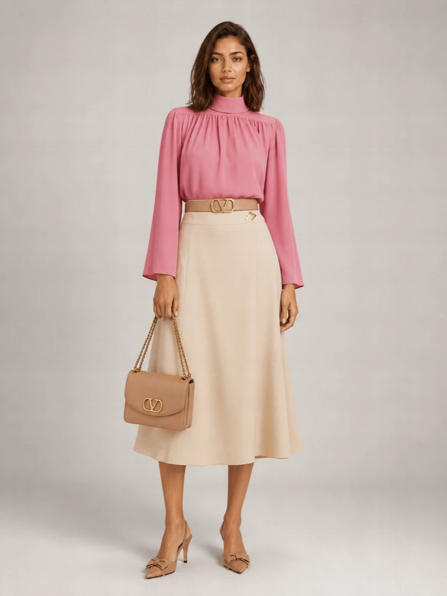 Valentino Garavani Leather Slingback Pumps