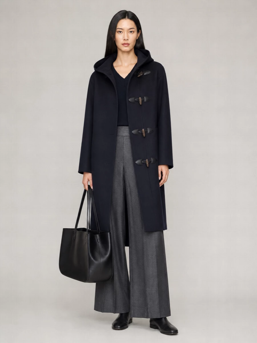 Róhe Wool Cashmere Duffel Coat