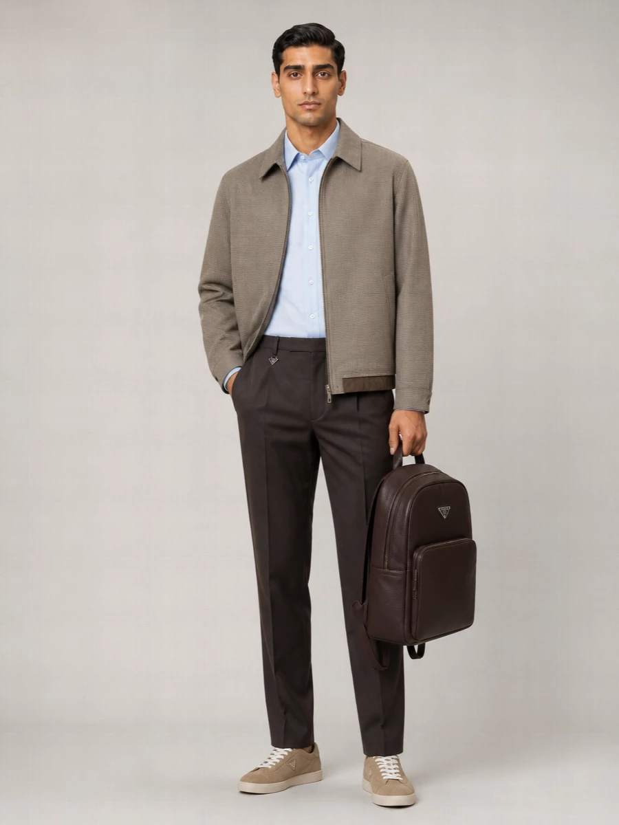 Prada Embroidered Wool Lightweight Jacket
