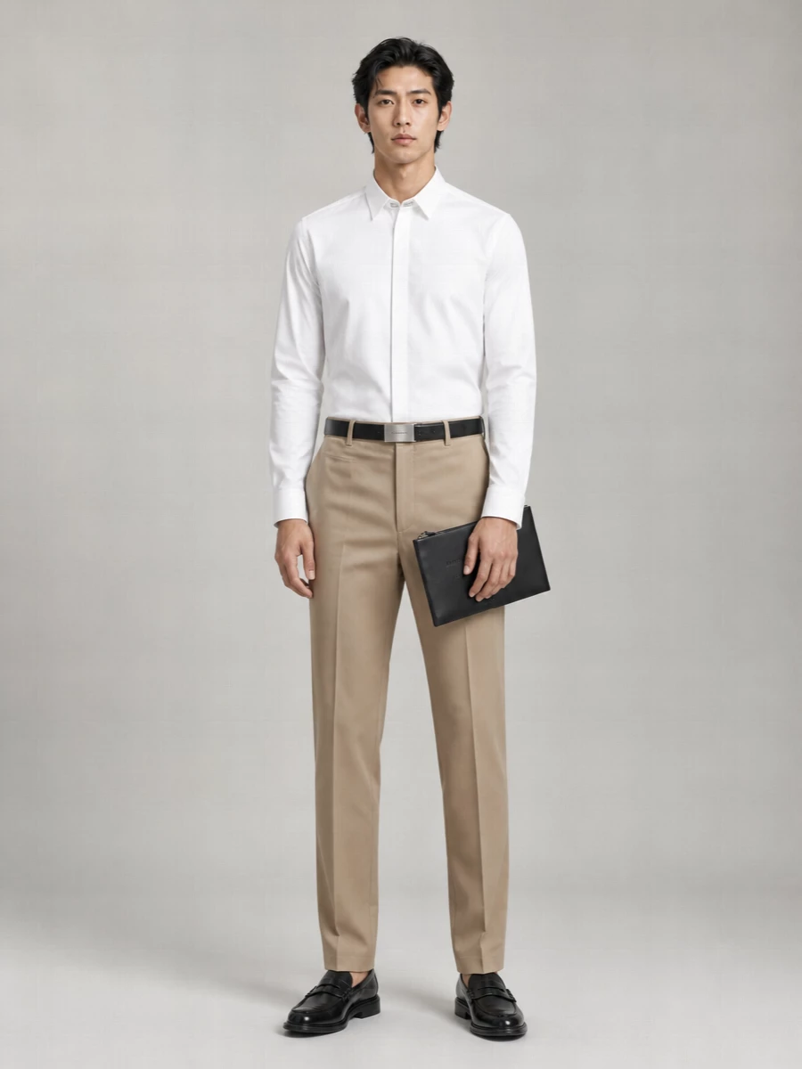 Givenchy Cotton Straight-Leg Trousers