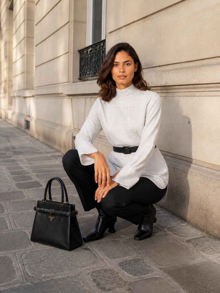 Dries van noten tailored trousers tunic shirt