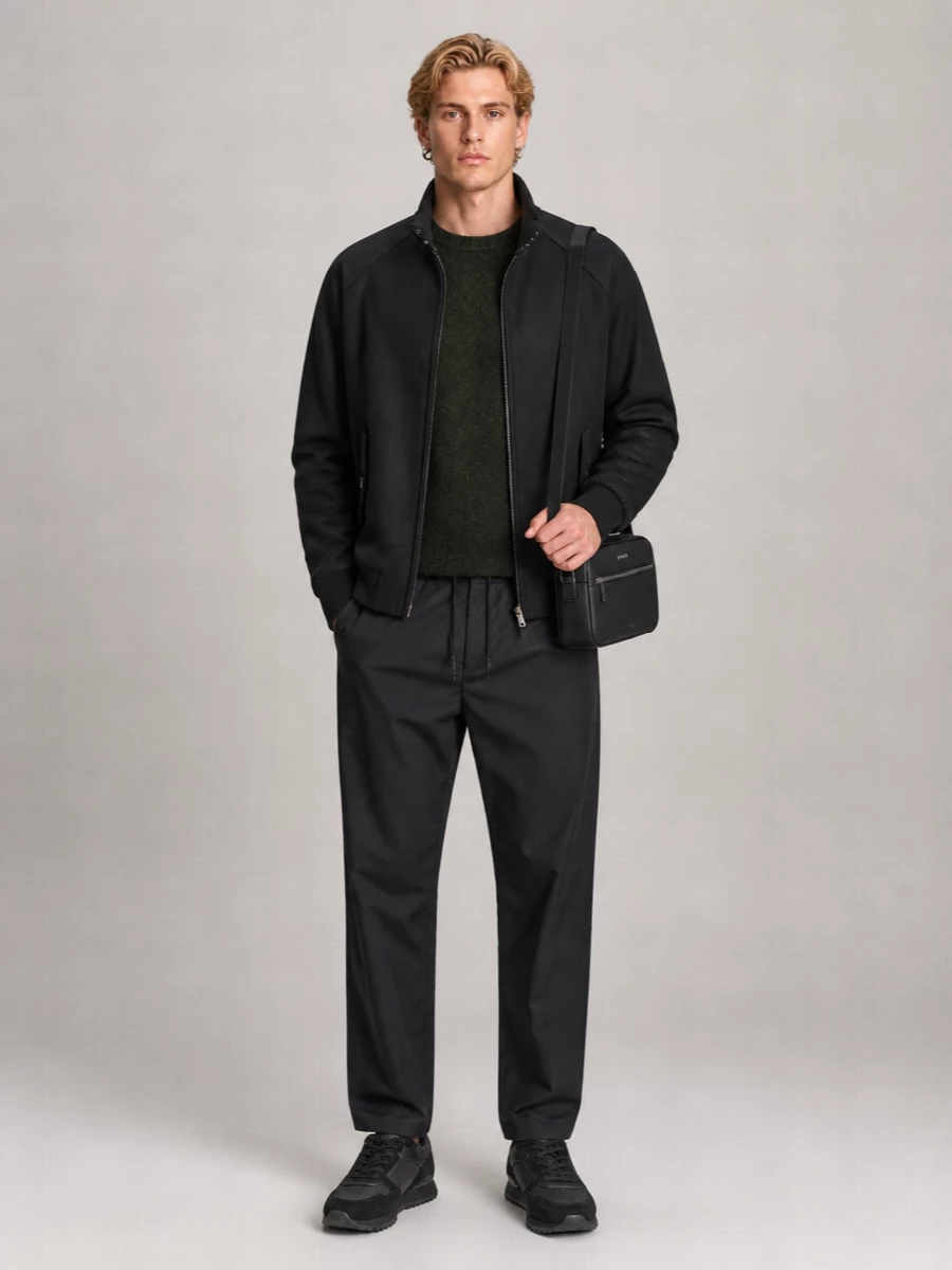 Baracuta cashmere wool padded jacket