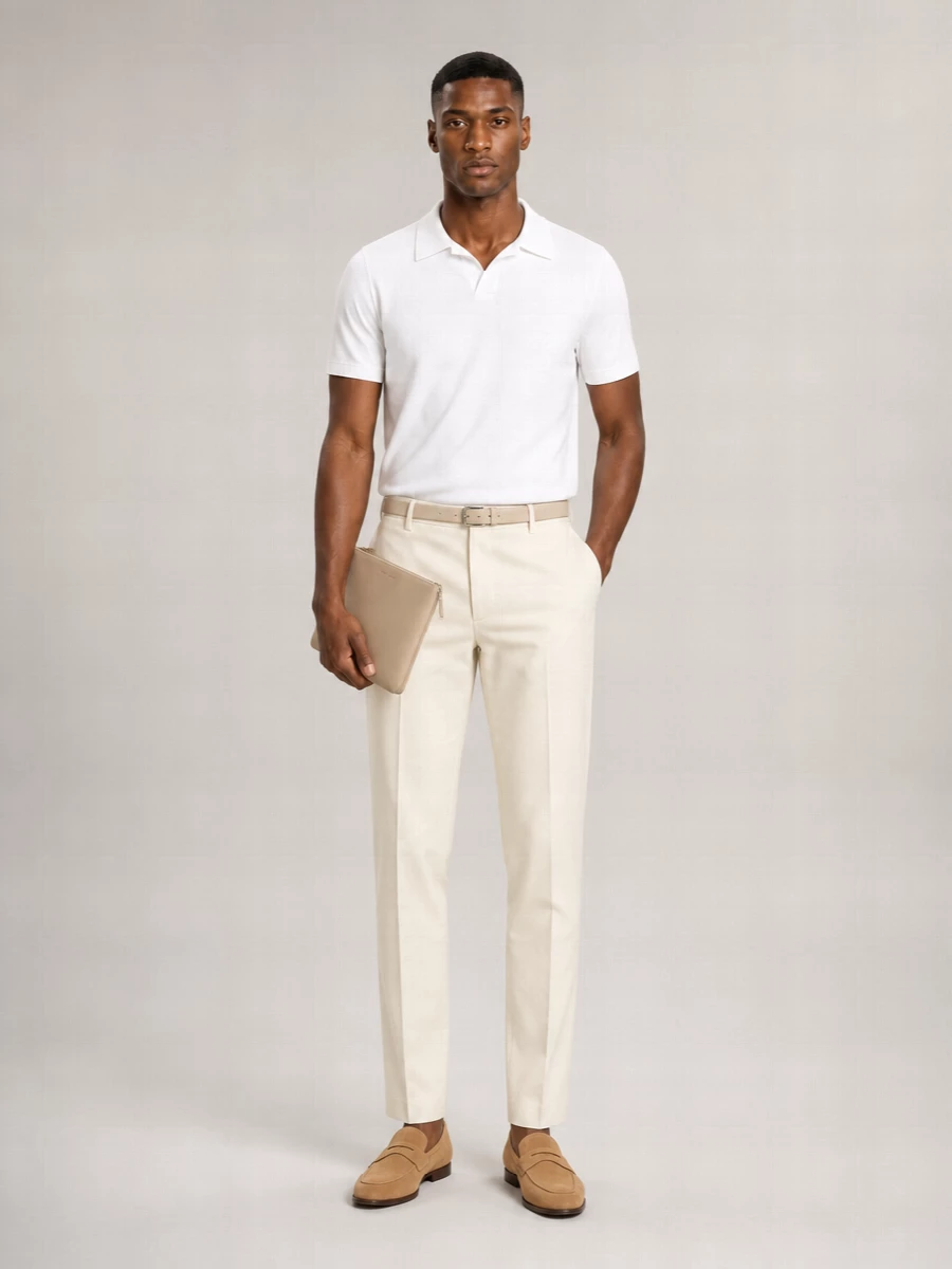 Dondup Slim-Fit Cotton Trousers