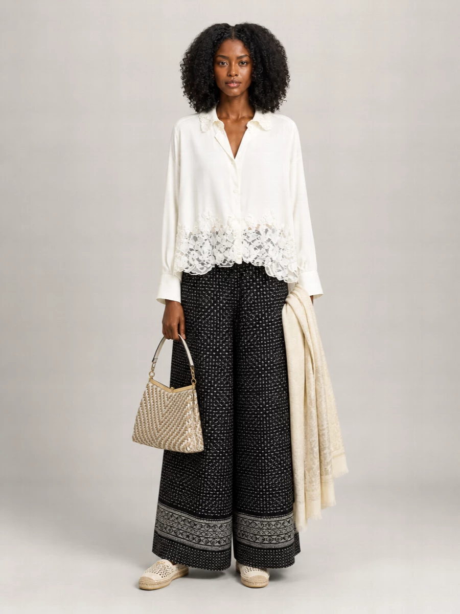 Ermanno Scervino Wide-Leg Trousers