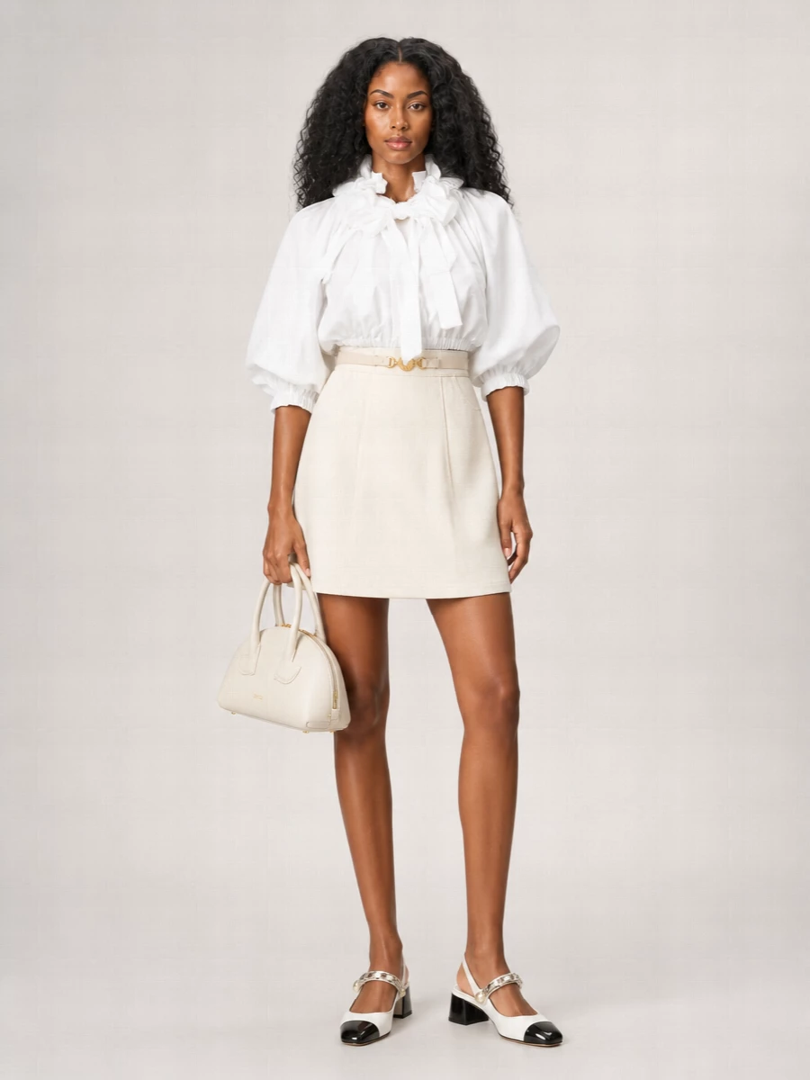 Patou Cotton Cropped Top