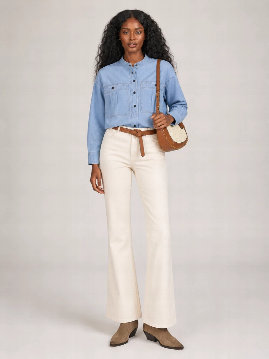 Isabel Marant Etoile Cotton Denim Shirt