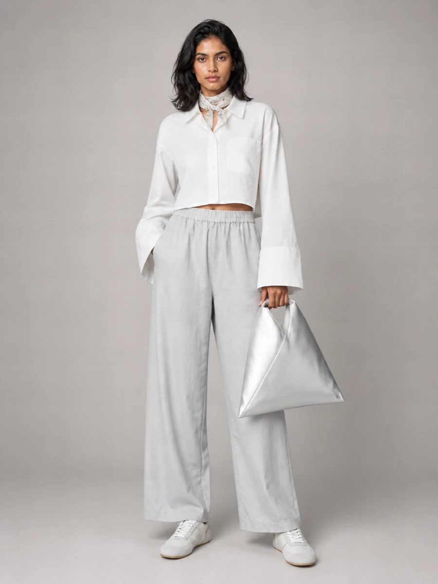 Mm6 Maison Margiela Wide-Leg Trousers