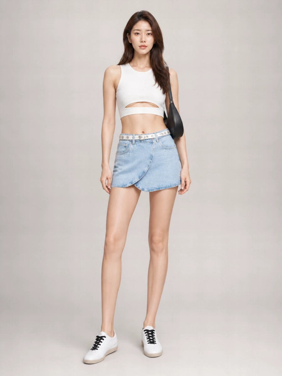 Golden Goose Leather Studded Belt