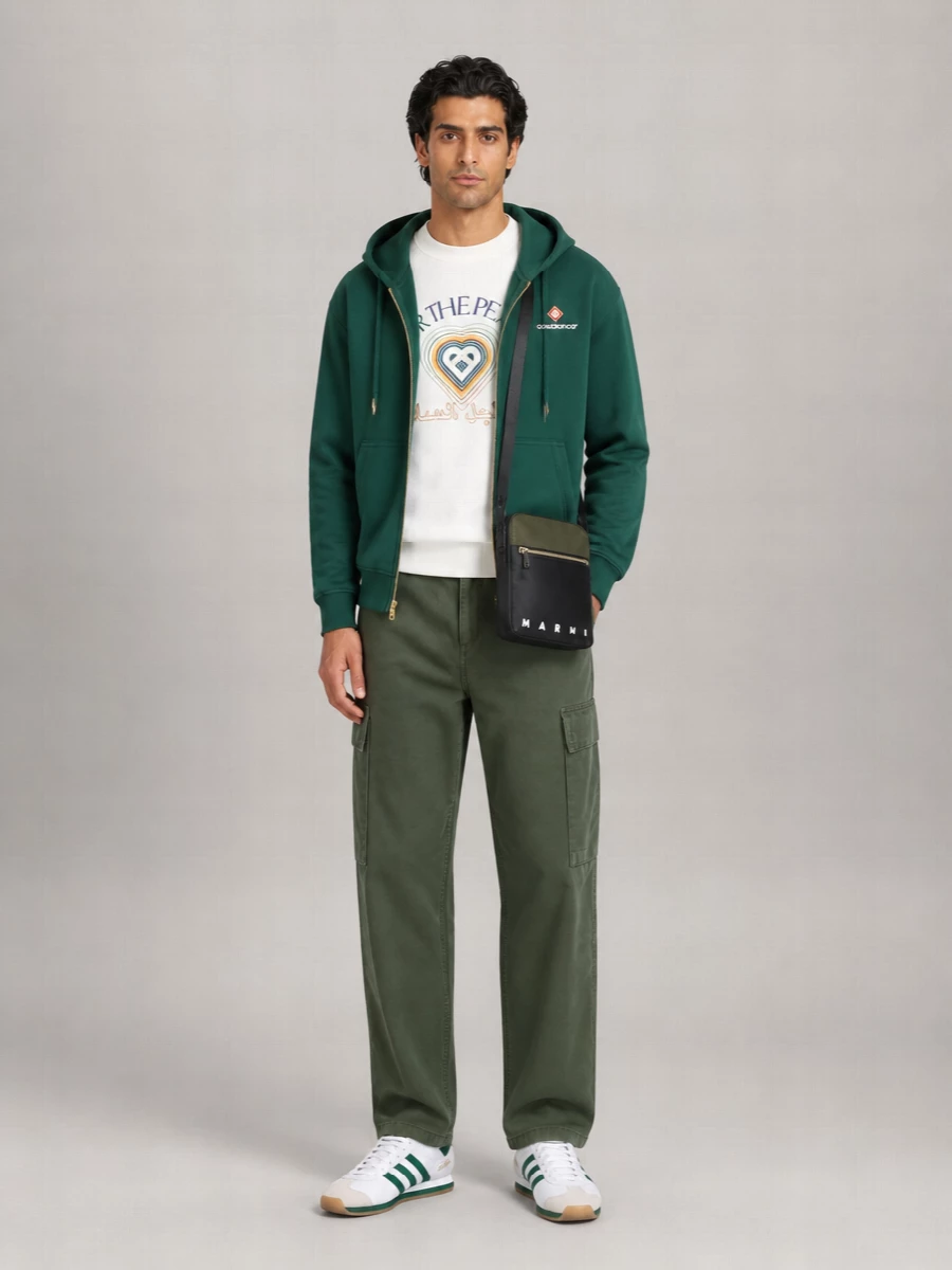 Casablanca Cotton Hooded Jacket