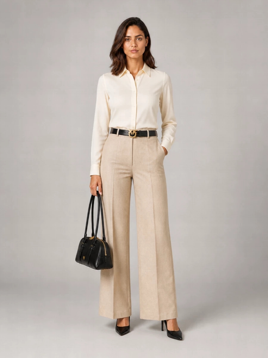 Pinko wide-leg trousers