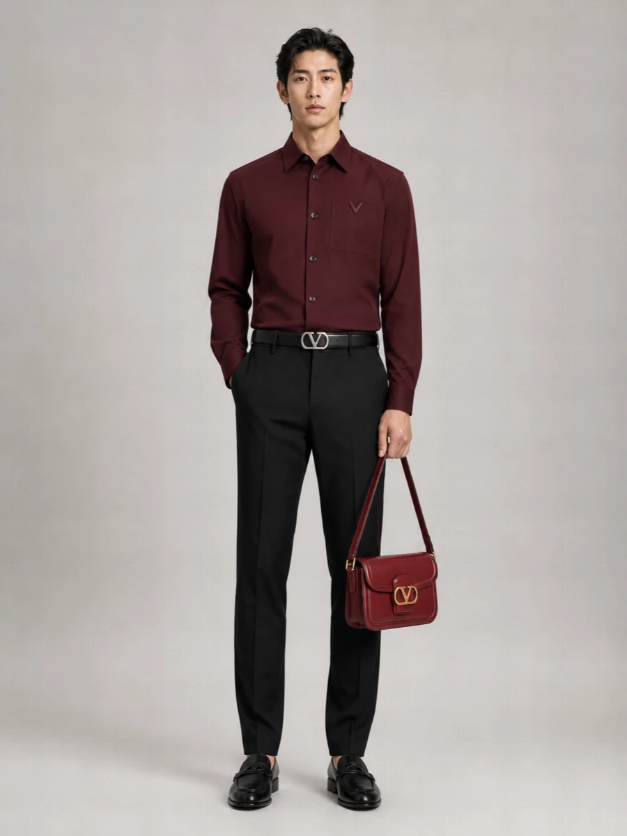 Valentino Garavani Leather 9To5 Shoulder Bag