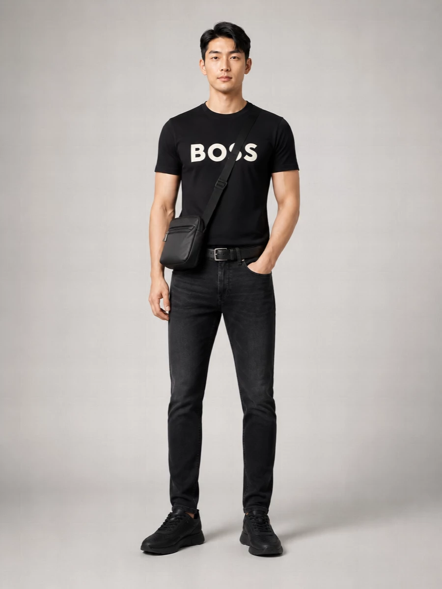 Boss Logo-Print T-Shirt