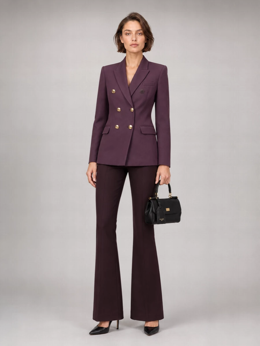 Elisabetta Franchi Single-Breasted Suit Jacket
